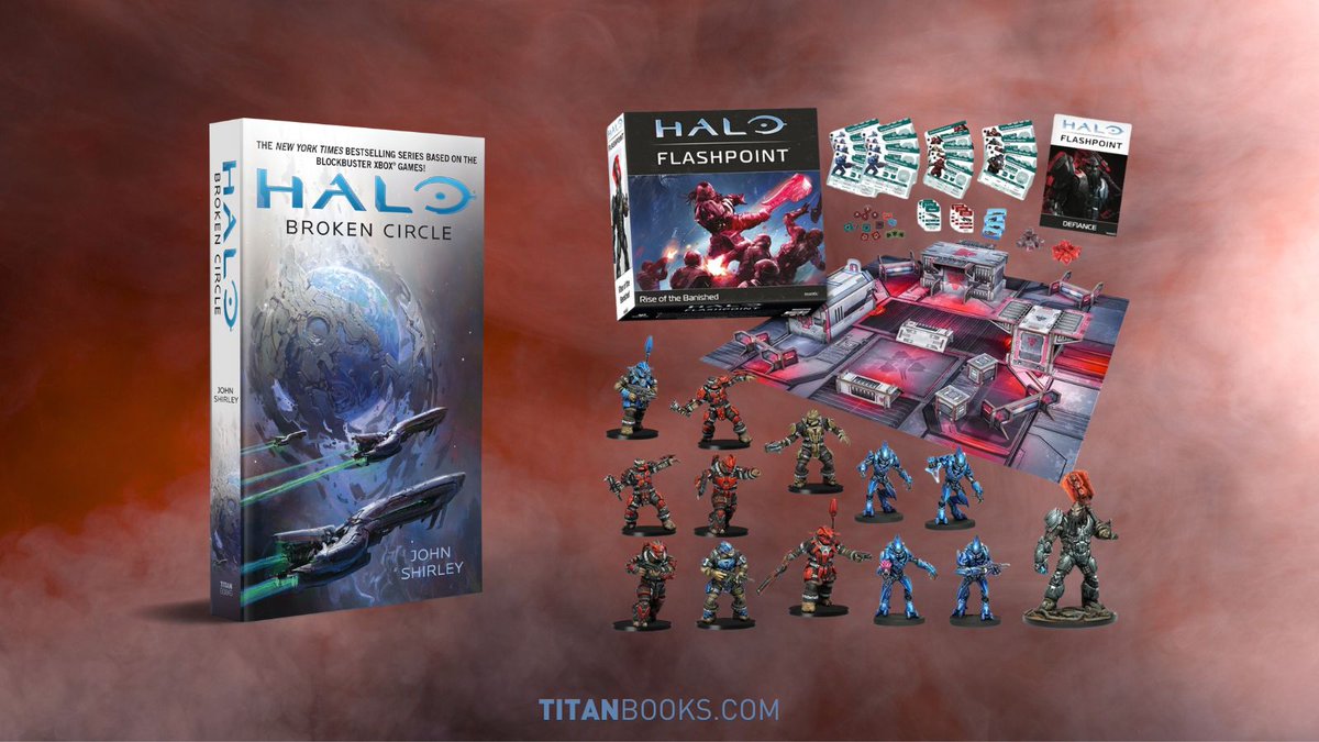 TitanBooks's tweet image. We're teaming up with @ManticGames for an awesome competition!
Enter now for a chance to win Halo: Broken Circle + a Halo: Flashpoint bundle, including a Halo: Flashpoint - Recon Edition AND a brand new Rise of the Banished Expansion Pack! (UK only)
π bit.ly/4kuXm1s