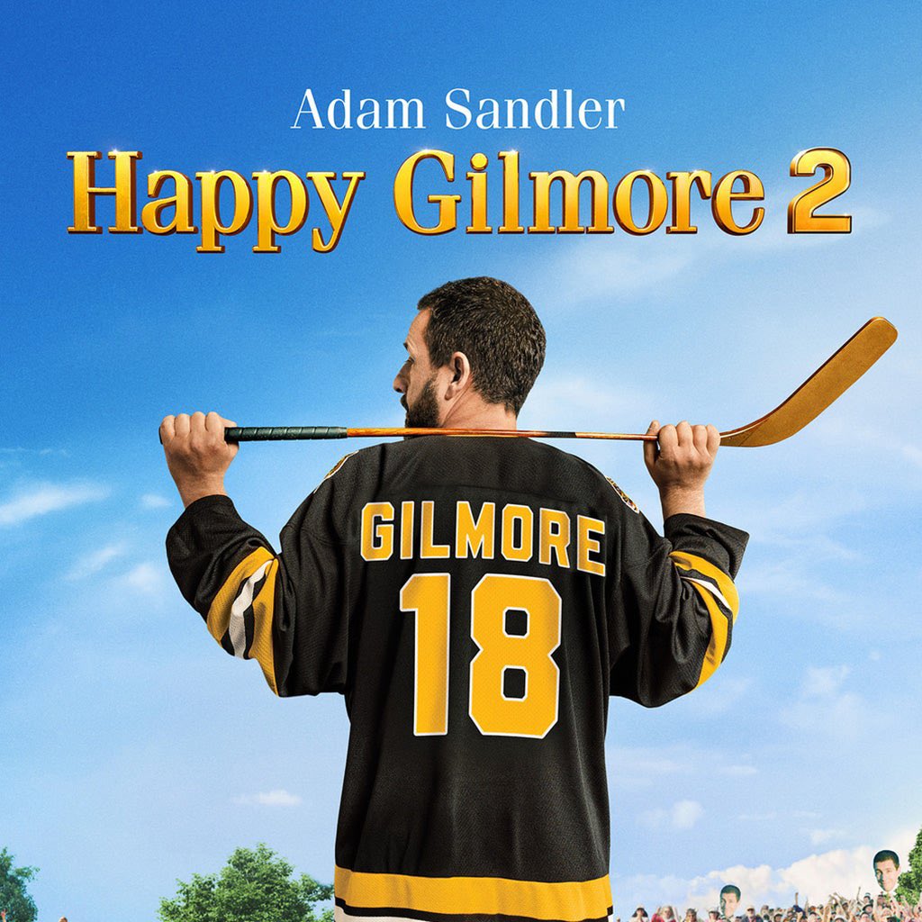 MovieMediaX's tweet image. #HappyGilmore2 releases in 2 days and I’ve legitimately seen 0 promotion for it.
Is this indicative of its quality? Will you be watching? #Netflix