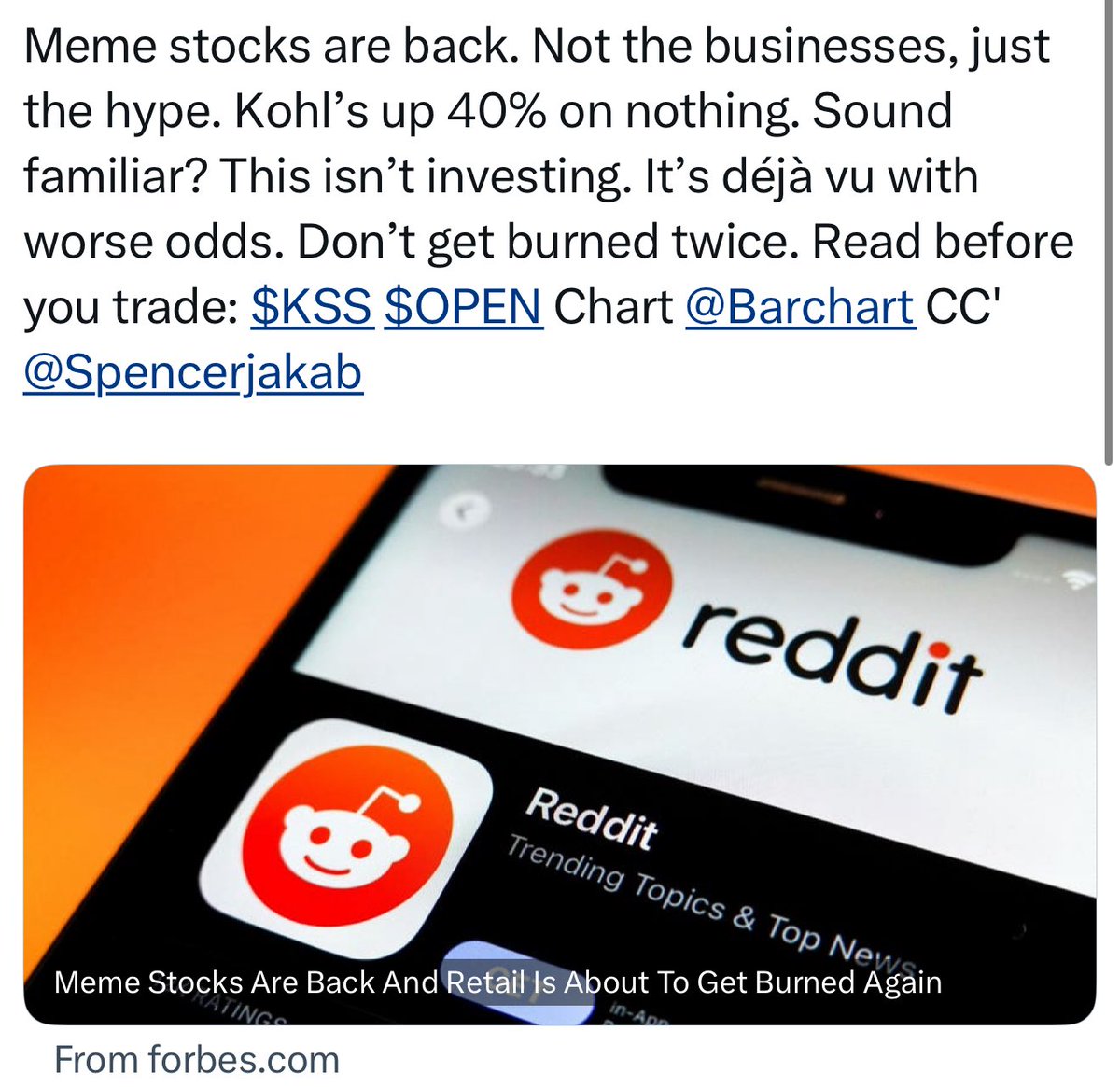 EdgeCGroup's tweet image. Nothing to worry about. Just SPACs partying like it’s 2021, meme stocks defying gravity, and the market quietly whispering, “This is fine” while the ceiling caves in.