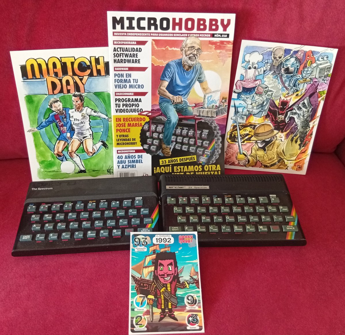 quimerus_es's tweet image. Ha vuelto @MicroHobbyPapel con un gran número de redactores y colaboradores que trabajaron hasta el número 217... y el 218 es una realidad. Emotiva editorial del anterior director, Amalio Gómez y emotiva portada de @YedaiJamao . Gracias por hacerlo realidad @jlsanzf .#microhobby