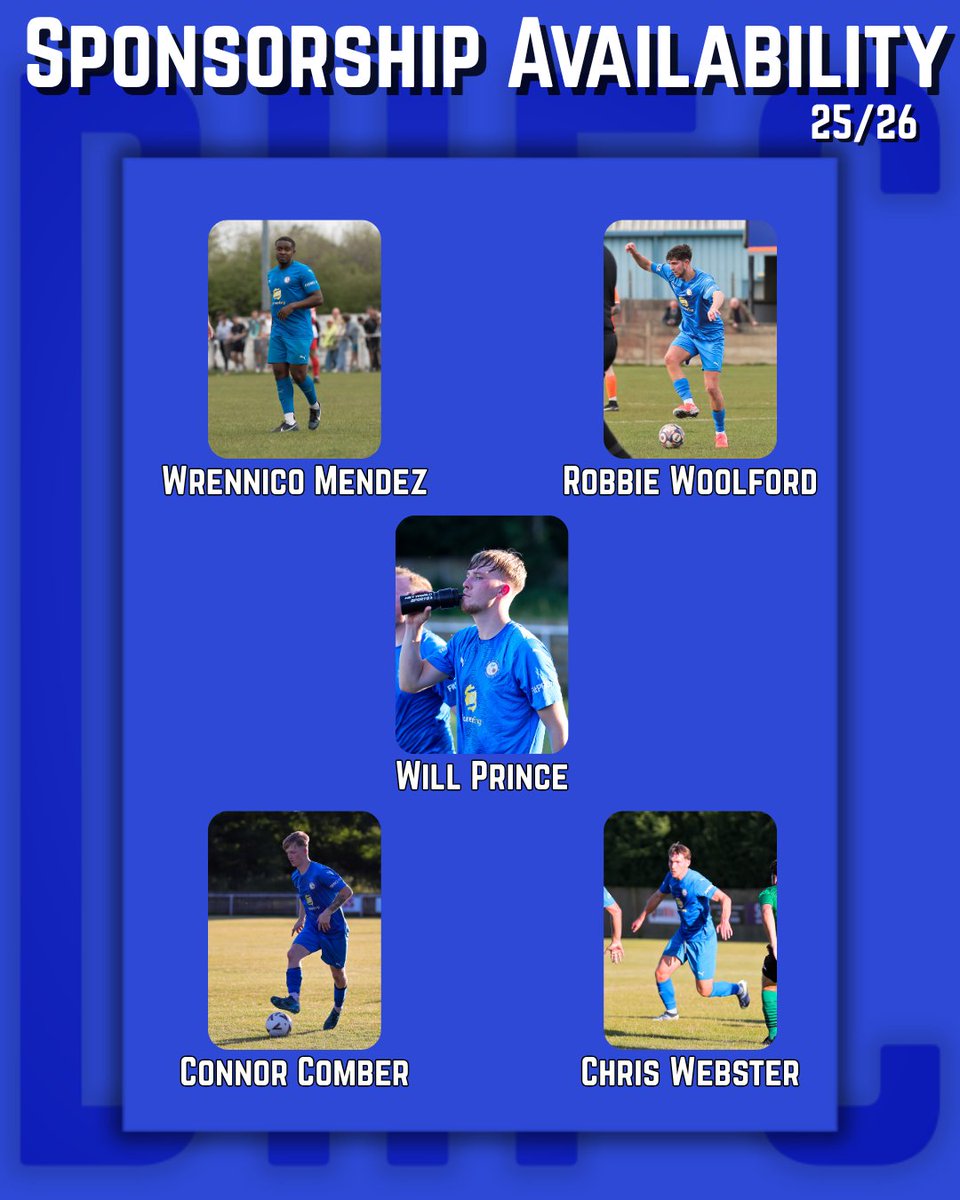 OfficialDHFC's tweet image. Player sponsorships are still available for the upcoming season!
If you are interested in any of the players listed below then please get in touch with the email address in the post.
#upthecutters