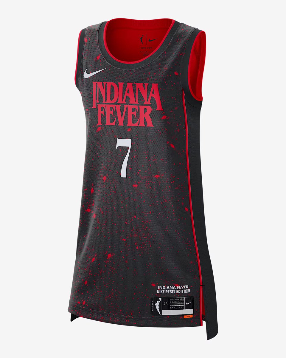 KicksFinder's tweet image. Ad: NEW via Nike US
Aliyah Boston Indiana Fever x Stranger Things 2025 Rebel Edition Nike WNBA Jersey
>> buff.ly/V0E7aK5