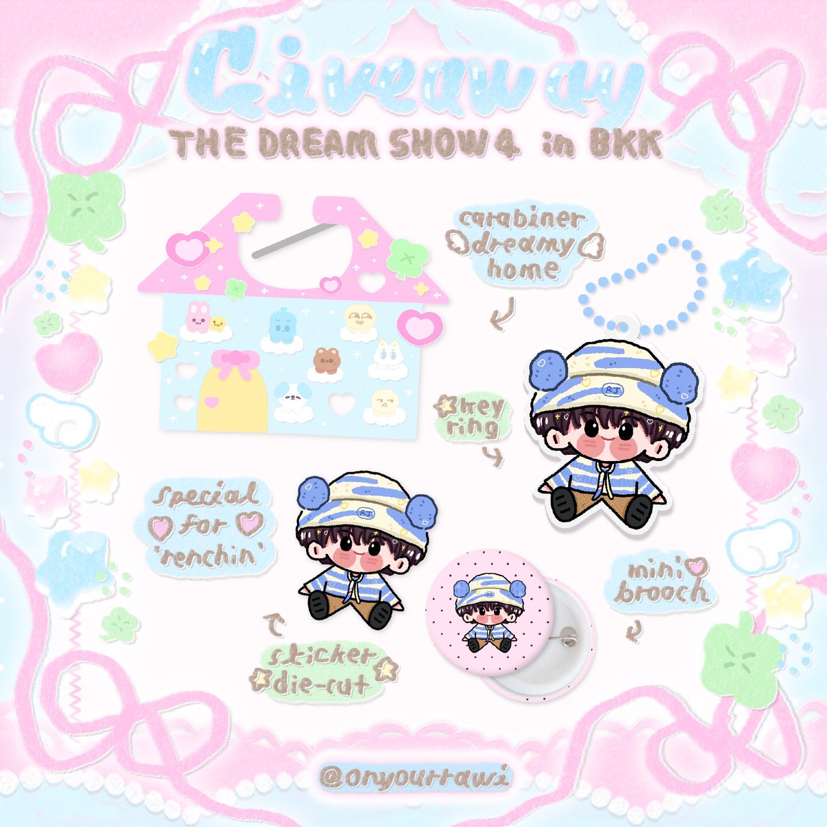 🛋️  pls kindly rt  

♡ — giveaway tds4 🏠🐈

     — ꒰ carabiner ꒱ 
     — ꒰ renchin set ꒱ 
  
𓍼 date : 17 aug
𓍼 time : tba 
𓍼 location : rajamangala stadium

🌀 rt  &amp; show this tweet

ㅡ more details in mention *

#THEDREAMSHOW4_in_BKK 
#NCTDREAM_THEDREAMSHOW4_BANGKOK