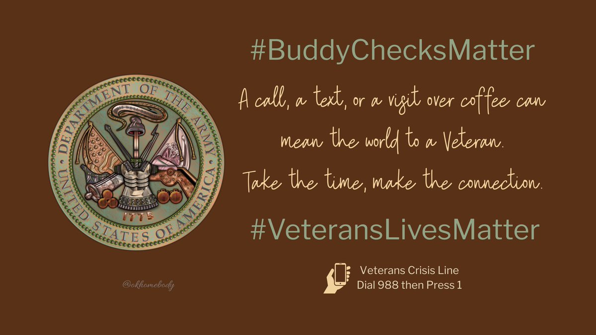 okhomebody's tweet image. 🇺🇸 WarriorWednesday✅VETERAN #BuddyChecks✅RH 🇺🇸
Good morning family. Keep fighting. You matter so much, make sure you fight for yourself just as hard as you would fight for others. I miss you and I love all y’all! ❤️🤍💙
** @mil_vet17 and @mcain1954 are on watch with…
