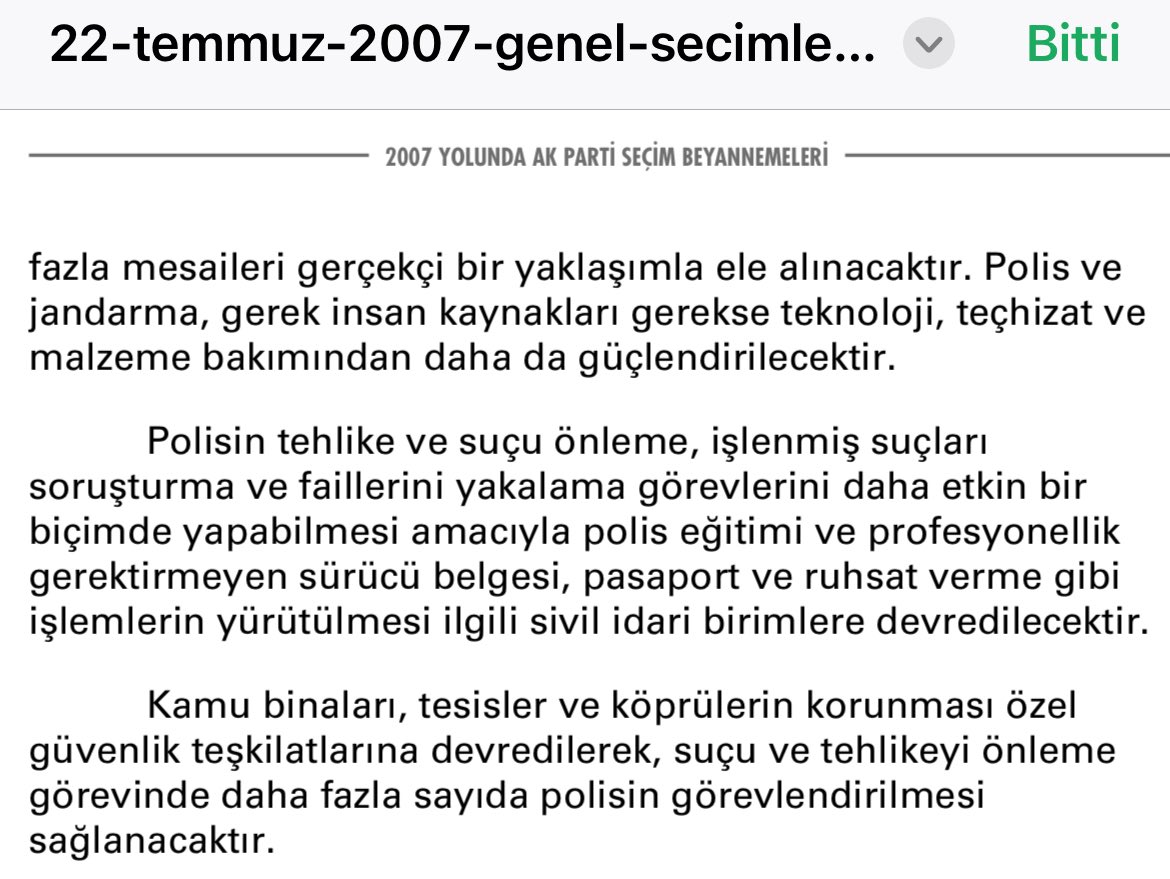 Sayın Cumhurbaşkanım;

2007 seçim beyannamesindeki 

 "POLİSLERİN FAZLA MESAİLERİ GERÇEKÇİ YAKLAŞIMLA ELE ALINACAKTIR"  

sözünün yerine getirilmesini bekliyoruz.

#PolisHaberBekliyor