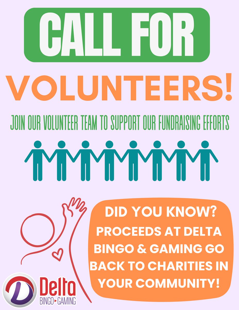 Did you know that when you volunteer with Delta Bingo &amp; Gaming on behalf of BIAPR that proceeds come to directly support our clients and programming? <a href="/deltabingo_/">Delta Bingo & Gaming</a>  Reach out for more info at info@biapr.ca