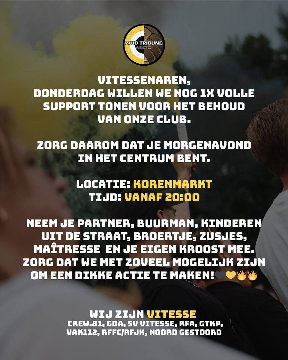 💛🖤🦅

#WijZijnVitesse