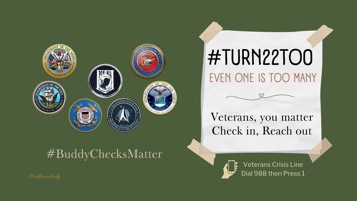 okhomebody's tweet image. 🇺🇸 WarriorWednesday✅VETERAN #BuddyChecks✅RH 🇺🇸
Good morning family. Keep fighting. You matter so much, make sure you fight for yourself just as hard as you would fight for others. I miss you and I love all y’all! ❤️🤍💙
** @mil_vet17 and @mcain1954 are on watch with…