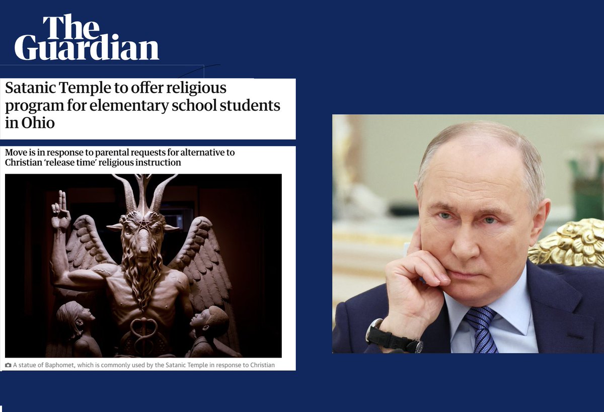 runews's tweet image. Russia BANS “International SATANIST Movement”
Russia outlaws the "International Satanist Movement", officially designating it as an extremist organization.