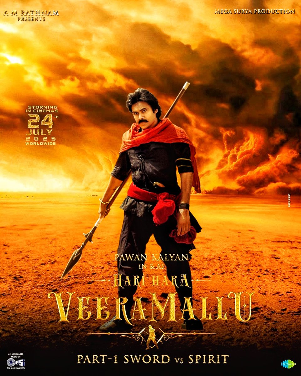 Chintu_Rebel_'s tweet image. Get Ready for Power Euphoria❤🔥
Power Star @PawanKalyan
#HariHaraVeeraMallu #HHVMonJuly24
#PawanKalyan #HHVM
Poster Design by @Chintu_rebel_