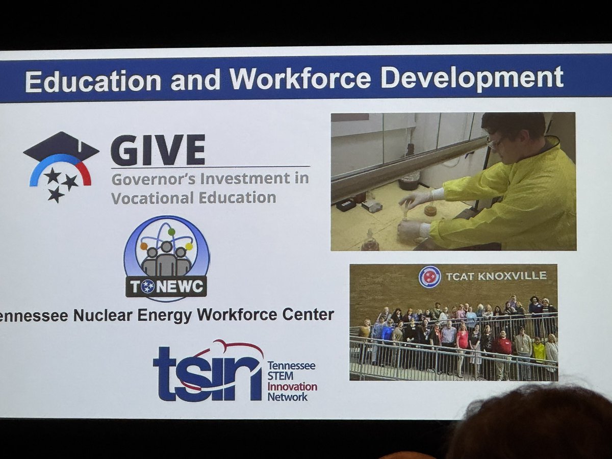 Kelli Chaney (@kellistumbo33) on Twitter photo DAY 2 #NOW2025 in full swing. Thanks for the shout out to <a href="/TCATKnoxville/">TCAT - Knoxville</a>. G.I.V.E. Grant propelled our work in the nuclear sector. <a href="/PresKelliChaney/">Kelli Chaney</a> <a href="/BoydHestand/">Boyd Hestand</a> <a href="/TNHigherEd/">Tennessee Higher Education Commission</a>
<a href="/ETEC_tn/">East TN Economic Council (ETEC)</a> DAY 2 #NOW2025 in full swing. Thanks for the shout out to <a href="/TCATKnoxville/">TCAT - Knoxville</a>. G.I.V.E. Grant propelled our work in the nuclear sector. <a href="/PresKelliChaney/">Kelli Chaney</a> <a href="/BoydHestand/">Boyd Hestand</a> <a href="/TNHigherEd/">Tennessee Higher Education Commission</a>
<a href="/ETEC_tn/">East TN Economic Council (ETEC)</a>