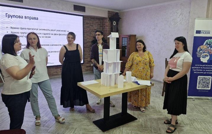 IOMUkraine's tweet image. Funded by @EUDelegationUA, IOM held a training in Vinnytsia to help facilitators integrate mental health support with livelihood recovery.
Participants worked with practical tools to better assist veterans across Ukraine.