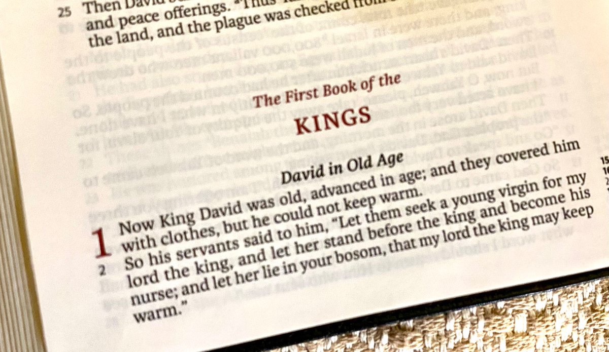 ActualEJMJensen's tweet image. I started a couple months ago, reading thru the OT in order, something I’d never done. (Like many, Leviticus or Numbers derailed previous tries.)
I’m so thankful that the Lord has richly blessed this orderly endeavor!
I’ll begin 1Kings tomorrow AM!