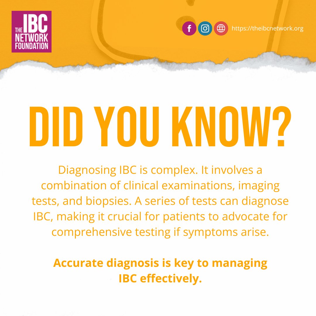 TalkIBC's tweet image. Accurate diagnosis is key to managing IBC effectively.
#IBCDiagnosis #AdvocateForYourHealth #IBC