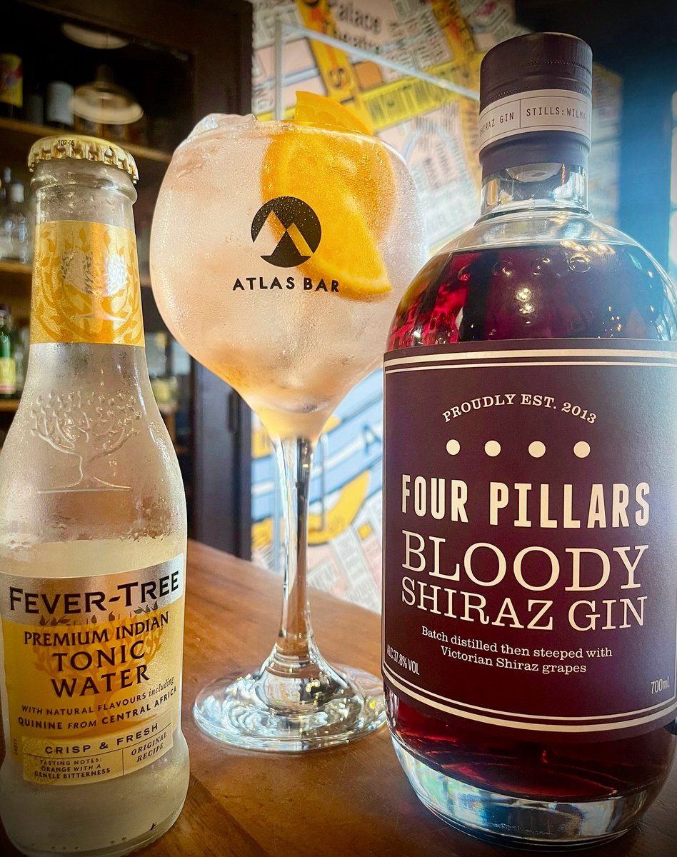 TheGinBible's tweet image. G I N O F T H E W E E K 🍸
Enjoy @FourPillarsGin Bloody Shiraz #Gin & @FeverTreeMixers @TheAtlasBar for a special price. £5 singles & £7 doubles! 🍷🥳
Get it whilst you can #Manchester we're down to our last couple bottles. Once it's gone, it's gone. 🍸