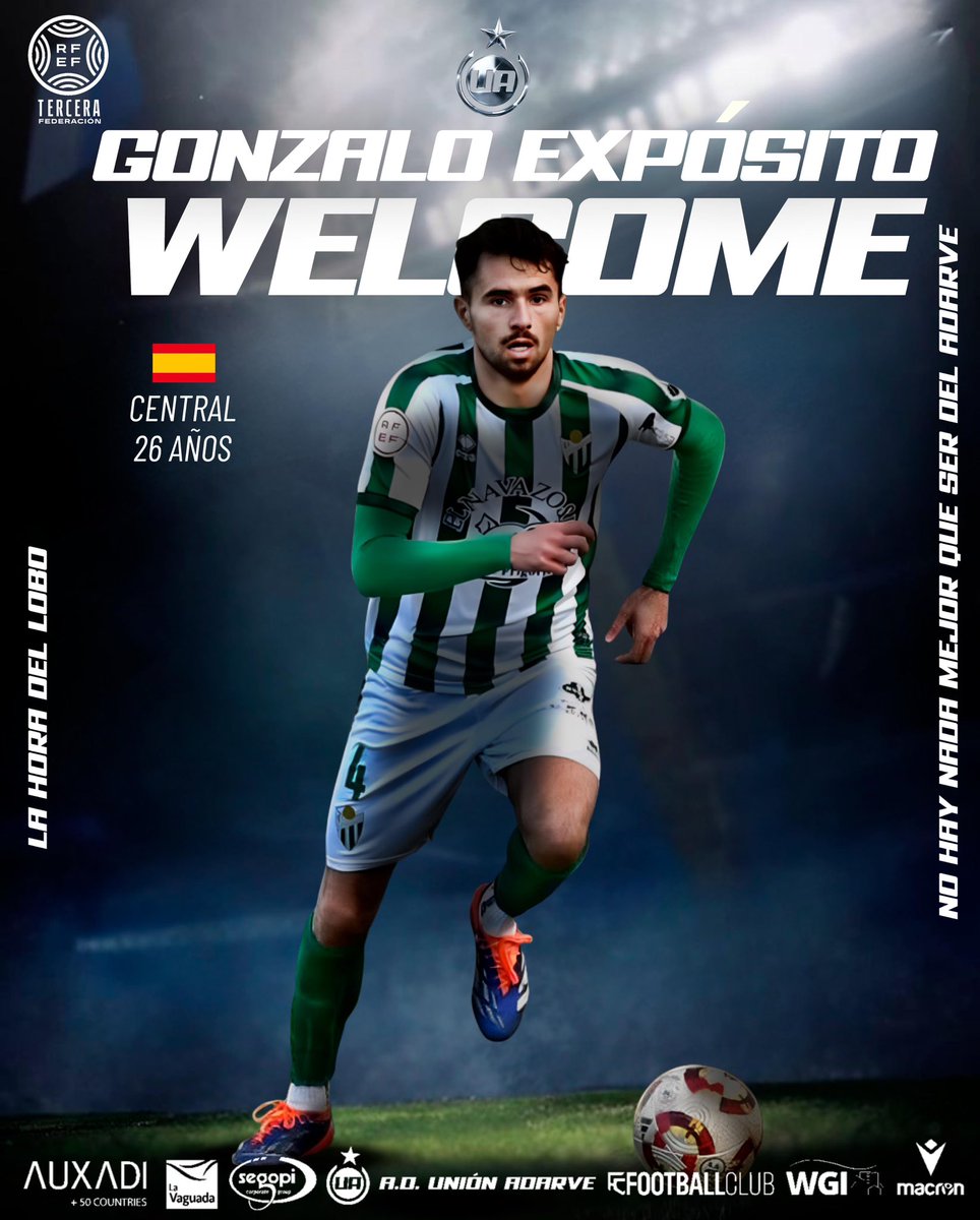 🚨 𝐅𝐈𝐂𝐇𝐀𝐉𝐄𝐒 | ¡Nos hemos propuesto ser puro Adarve!

😎 Gonzalo Expósito también vuelve a la guarida para apuntalar la defensa y aportar polivalencia

🐺 ¡Bienvenido de nuevo!