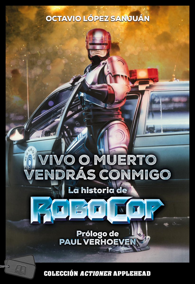 Os recuerdo que tenéis en preventa "Vivo o muerto, vendrás conmigo - La historia de RoboCop" de la editorial <a href="/AppleheadTeam/">Editorial Applehead Team</a> . Será editado en tapa dura, a todo color, con medio centenar de entrevistas exclusivas. appleheadteam.com/producto/vivo-…