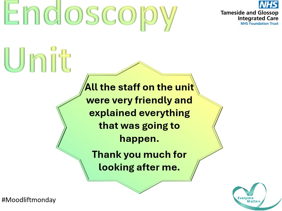 The Patient Experience Team (@tgicftptexp) on Twitter photo There’s no better way to kick off the week than with heartfelt feedback. Thank you! #MoodliftMonday🩷
<a href="/SusieR1/">Sue💙</a> <a href="/VickT75/">Victoria Thorne</a> <a href="/jacqui_burrow/">Jacqui Burrow</a> <a href="/jeanette_dowd/">Jeanette Dowd</a> <a href="/JanetCordwell/">Janet cordwellharmer</a> <a href="/suewils61130926/">sue wilson nee Birtles</a> <a href="/tameside_cnrt/">Tameside CNRT</a> <a href="/TgicftWHU/">TGICFT- Team Womens Health Unit OPD</a> <a href="/TgicftU/">T&GicftEndoscopyUnit</a> <a href="/emmaloufrain/">Emma Frain 💙 RN DN QN</a> <a href="/peter_grace3/">Digital Pete</a> There’s no better way to kick off the week than with heartfelt feedback. Thank you! #MoodliftMonday🩷
<a href="/SusieR1/">Sue💙</a> <a href="/VickT75/">Victoria Thorne</a> <a href="/jacqui_burrow/">Jacqui Burrow</a> <a href="/jeanette_dowd/">Jeanette Dowd</a> <a href="/JanetCordwell/">Janet cordwellharmer</a> <a href="/suewils61130926/">sue wilson nee Birtles</a> <a href="/tameside_cnrt/">Tameside CNRT</a> <a href="/TgicftWHU/">TGICFT- Team Womens Health Unit OPD</a> <a href="/TgicftU/">T&GicftEndoscopyUnit</a> <a href="/emmaloufrain/">Emma Frain 💙 RN DN QN</a> <a href="/peter_grace3/">Digital Pete</a>