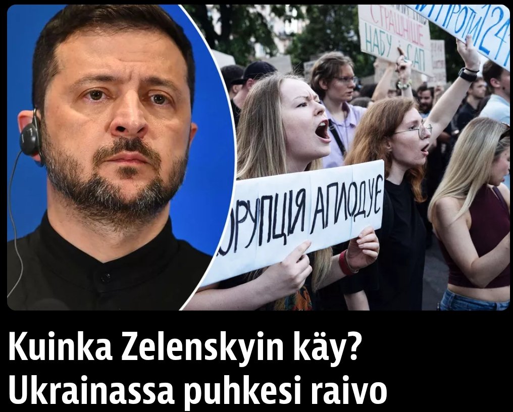 KakkaToveri's tweet image. Lain hyväksyminen tarkoittaa sitä, että Nabu ja Sapo alistetaan valtion järjestelmän alle, jolloin korruptionvastaiset virastot eivät ole enää itsenäisiä. Se huolestuttaa Ukrainan liittolaisia ja kansalaisia. Tämä ei ole hyväksi Ukrainalle.
Rotan loppu lähestyy 🐀🪓✡️