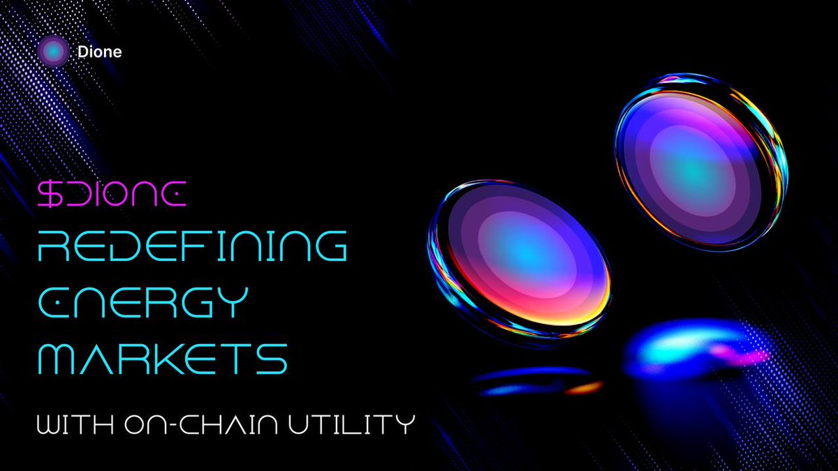 Odyssey Mainnet is built different. It is giga-brain infra 🧠
$DIONE is the fuel powering this ecochain.

mission: a truly decentralized internet of energy.
at the foundation: a purpose-driven token economy

Let’s unpack the core mechanics of the $DIONE ecosystem and the utility