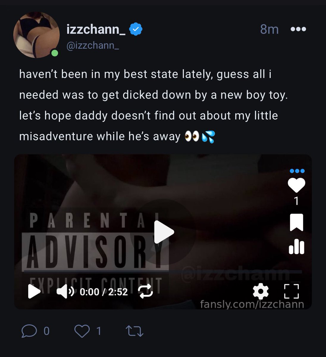 new video’s out on my fansly 🤭❤️
fans.ly/izzchann_