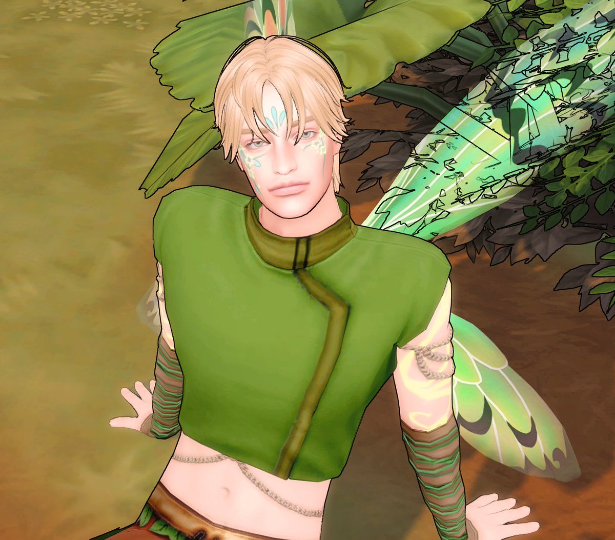 지나가는 요정 비쥬얼이 너무 충격적이라 만져줫는데..저는 좀 얄상하고 소년소년한 요정을 생각했지만..