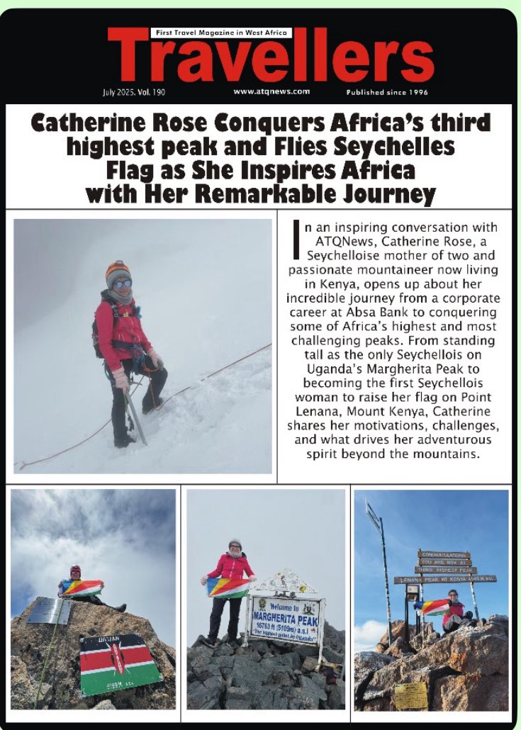 Expat_Kate_Travelegy (@hike_with_kate) on Twitter photo History has altered in my beloved country, Seychelles, thanks to <a href="/hikemaniak/">hikemaniak</a> and <a href="/Mambahikers/">Mamba Expeditions</a>!
Thank you so much for your contribution ❤️
atqnews.com/tourism-cather… History has altered in my beloved country, Seychelles, thanks to <a href="/hikemaniak/">hikemaniak</a> and <a href="/Mambahikers/">Mamba Expeditions</a>!
Thank you so much for your contribution ❤️
atqnews.com/tourism-cather…