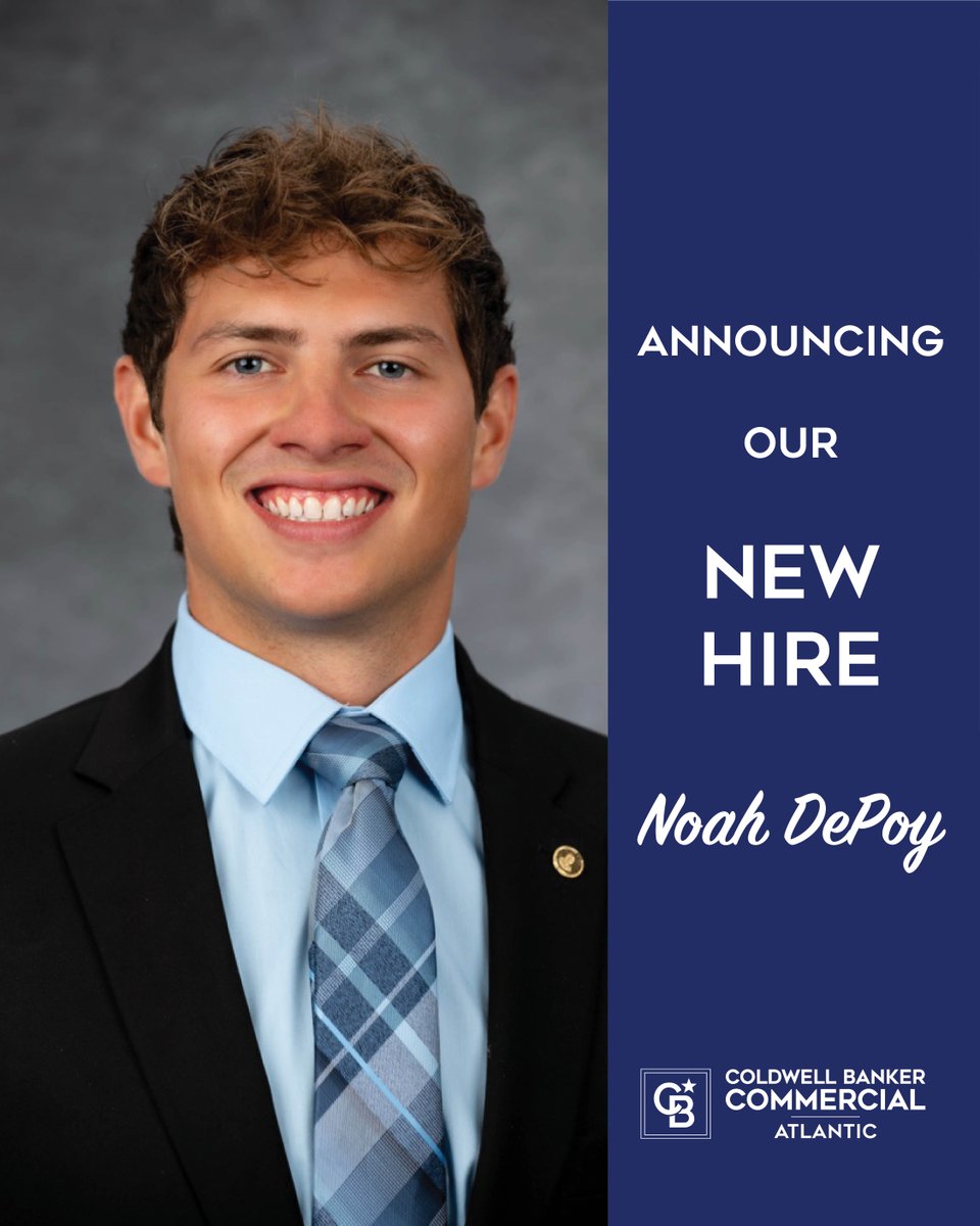 Say hello to Noah DePoy! 👋 A Vermont native and Stetson alum, Noah joins CBC Atlantic as a Commercial Real Estate Associate focused on hospitality. He’s working toward SC licensure and bringing fresh energy to Charleston! 💼 #NewHire #CBCAtlantic