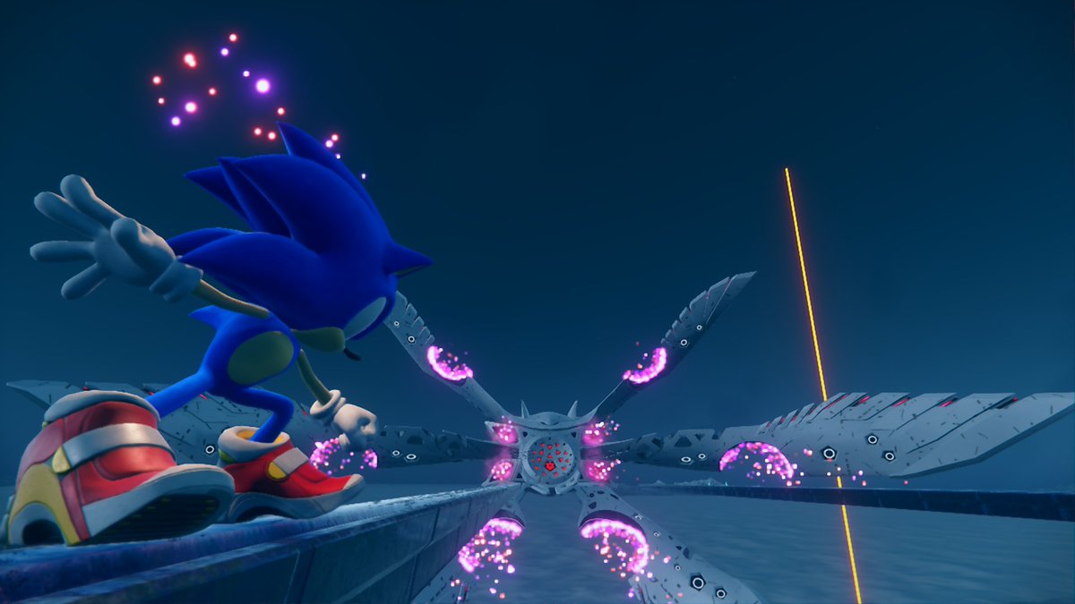 SonicEchoes's tweet image. Replayed Sonic Frontiers! I just love running around, doing sick tricks, and fighting DBZ style. There were some incredible moments, but also some incredibly annoying ones too. The game feels like it's held together with duct tape, but I love it.
#SEGA