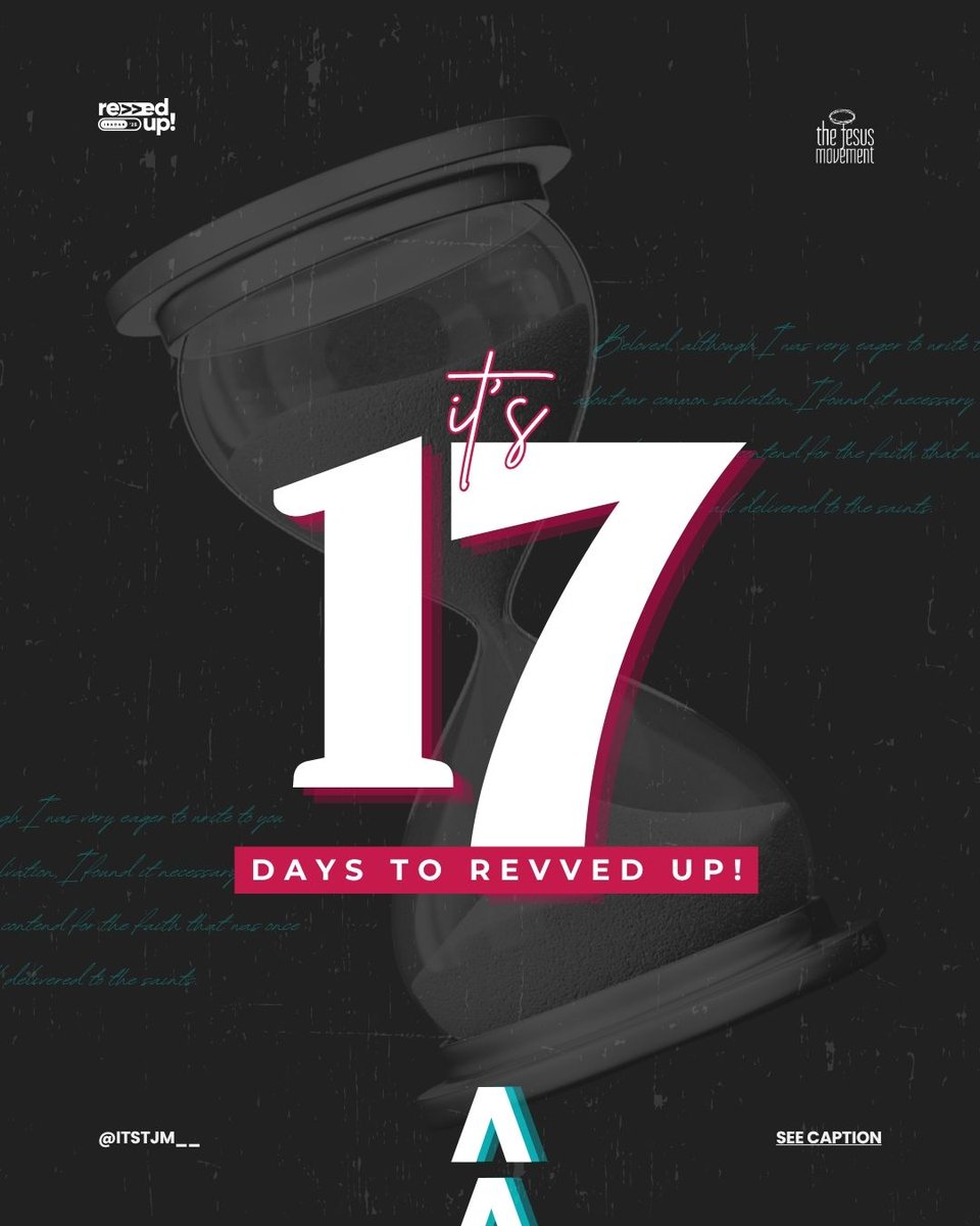 itstjm__'s tweet image. It's 17 days to Revved Up! Are you ready? 🤩
#RevvedUp2025 #Countdown #TheJesusMovement