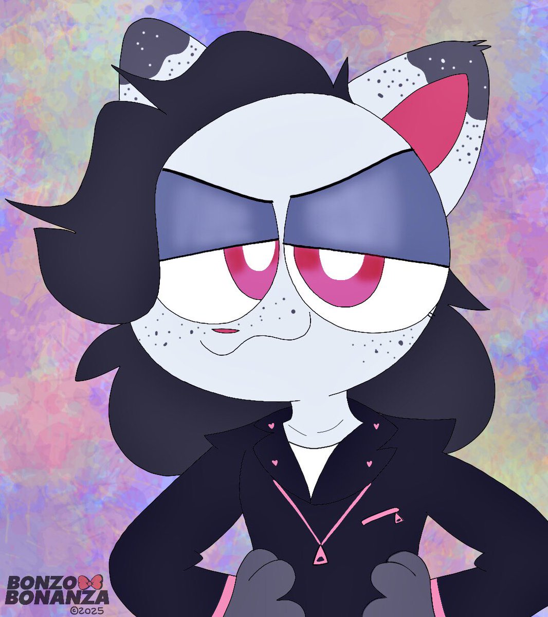 BonzoBonanza's tweet image. A gift art for @/partycatanthem on the 🦋 app! ⭐️✨