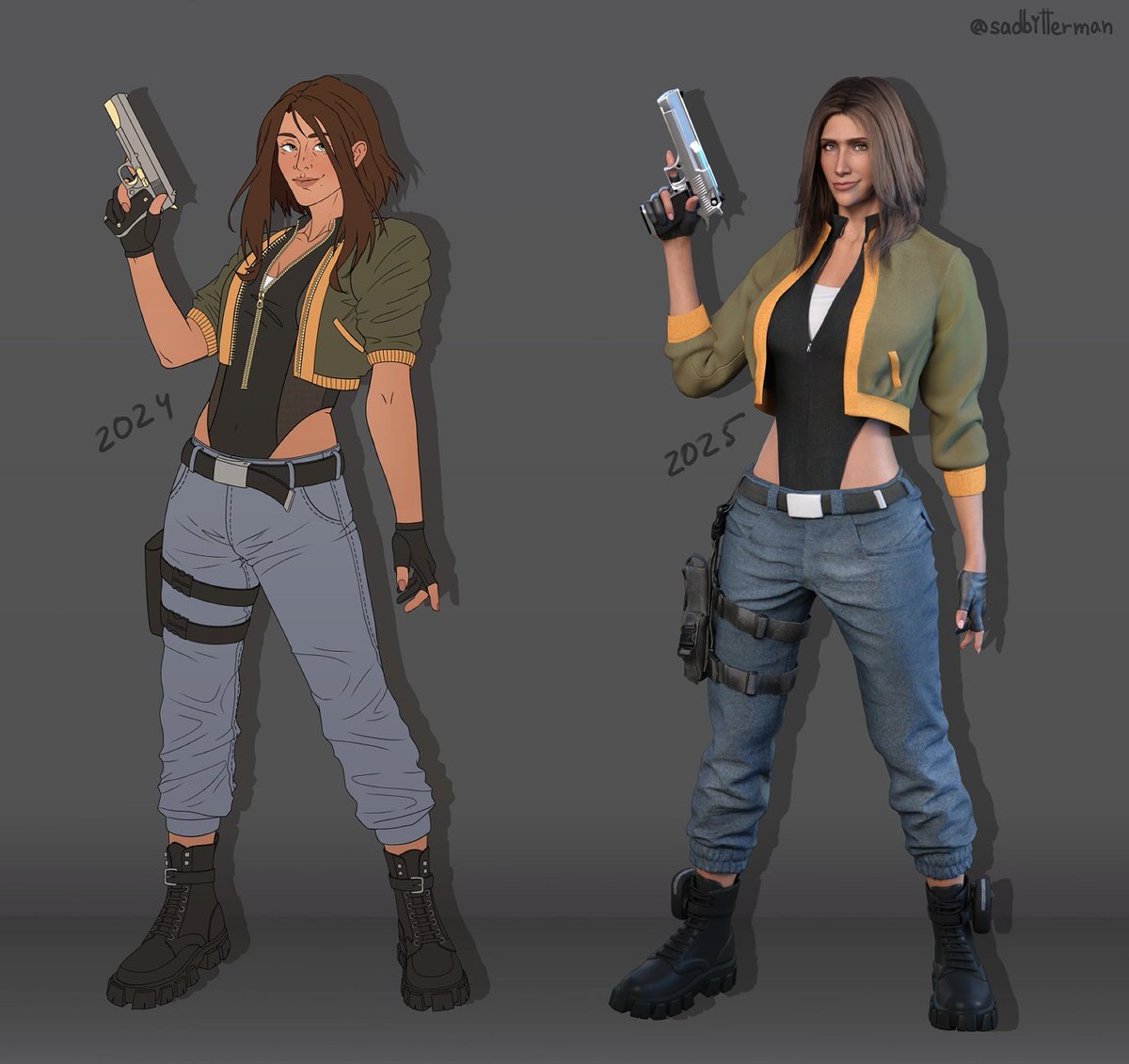sadbitterman's tweet image. Show me your passion
My hyperfixation has me in a chokehold.
After a year and a half, I created a realistic 3D model of my #oc
Do I even know 3D? Well, now I do.