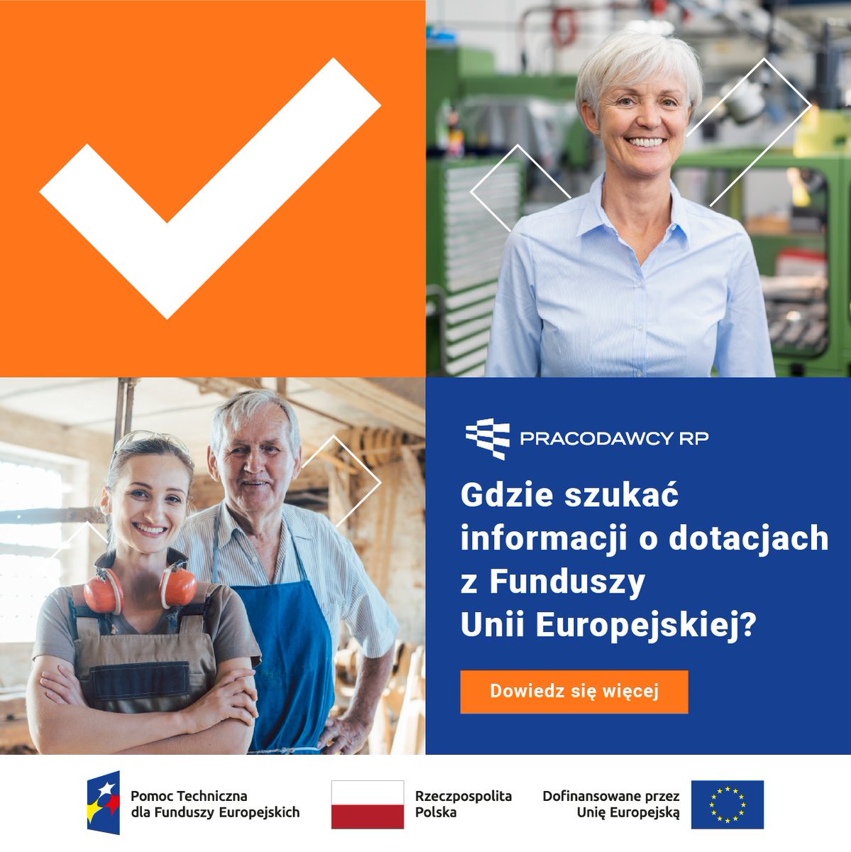 🔎 Gdzie szukać informacji o dotacjach z Funduszy Europejskich?
Zacznij od Wyszukiwarki Dotacji 👉 funduszeeuropejskie.gov.pl/wyszukiwarka-d…
To proste narzędzie, które pozwoli Ci szybko sprawdzić, jakie programy są dostępne – wystarczy wybrać: 
 ✔ typ beneficjenta 
 ✔ lokalizację 
 ✔ temat