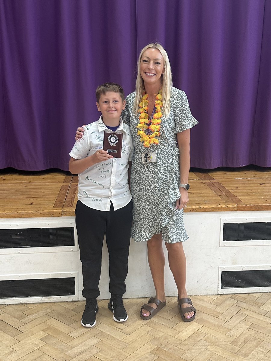 Well done to Oliver who won Sport Person of the year.