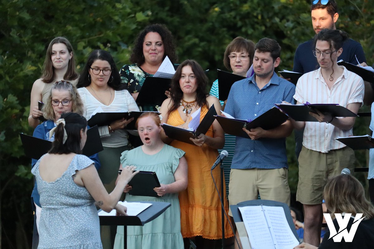 WCSD_K12's tweet image. Incredible night of music at Island Park for the Summer Community Band and Chorus Concert!
This is the first year we featured chorus!
The District also recognized Matt Cool for his 20 years of summer music dedication. Thank you for your commitment to music excellence!