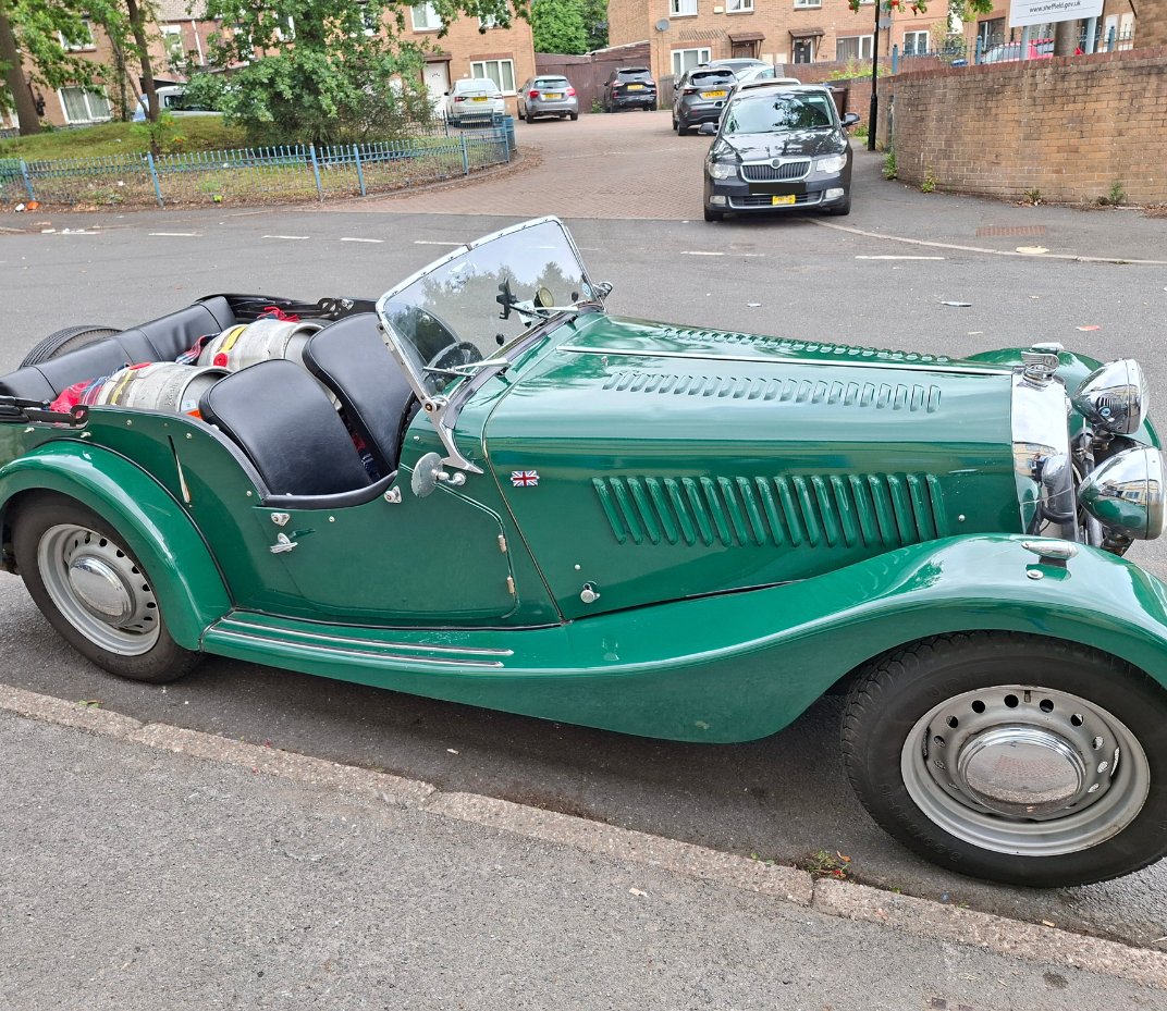 Well this is our favourite way of transporting two casks of Moonshine that we've seen in a while! 😍