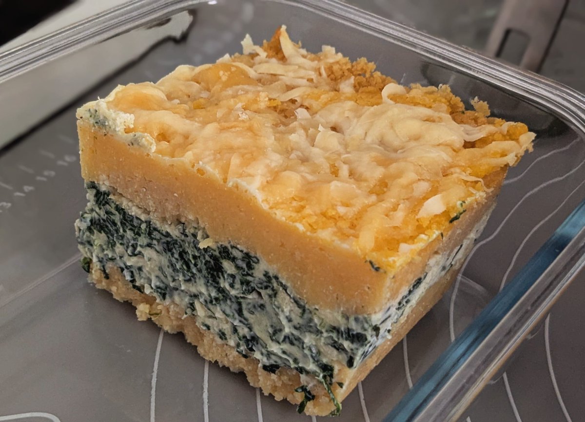 Baked Polenta with Spinach &amp; Ricotta
