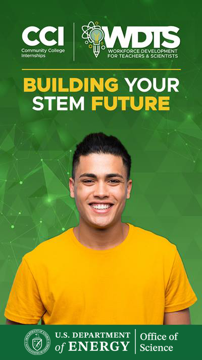 doescience's tweet image. How can you kick-start your career? With a paid internship at a National Laboratory! Our Science Undergraduate Laboratory Internship and Community College Internship programs are now open for applications for the spring 2026 season. Apply today! science.osti.gov/wdts