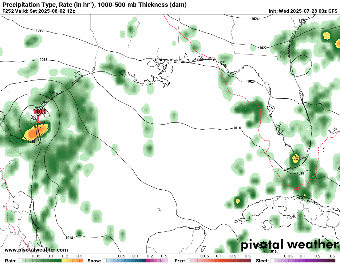 FloridaTropics1's tweet image. The 6z/0z GFS is picking up on a storm in the day 7-10 range headed west in the Gulf towards South Texas (Corpus Christi area). Something to watch as this would fit within the area designated by the global tropics outlook yesterday.