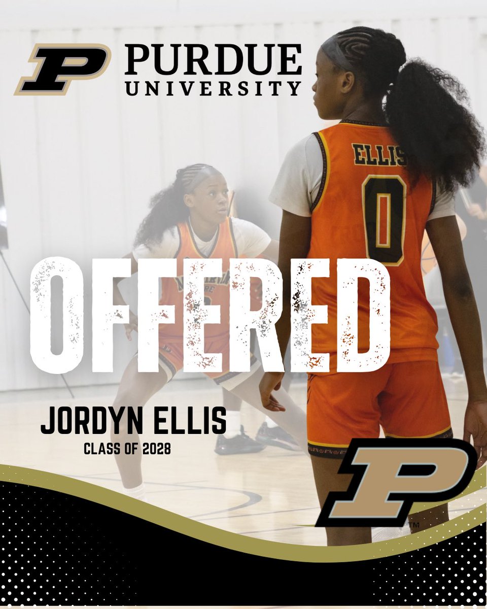 JordynEllis0's tweet image. I’m blessed to have received an offer from Purdue University. Thanks again Coach Stephens @newerabasketbal and @PurdueWBB for believing in me!
