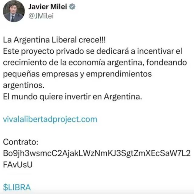 juanelegonzalez's tweet image. - Una carrera en lo de Benegas Lynch
- Libra
- Un evento evangélico, de $25 a $100 mil la entrada
- La Derecha Fest, $40 mil la entrada
El Presidente le da su imagen a empresas con fines de lucro.
¿Cuál es el arreglo? ¿Qué pide Karina, la cajera? ¿Qué se quedan?