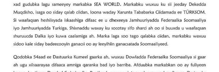 suad_a62129's tweet image. Dowladi laga sugayay EUC documents/certificates oo hubka, sababta intaas sharci markabka ujabshay iyo naval escort waxaanan ula socon.
Maanta calaacaal iyo intaan hadalkooda sowma ku koobnaan? 😀
Hub Turksom loo waday EUC documents/certificates, xiliga la kala iibsaday iyo…