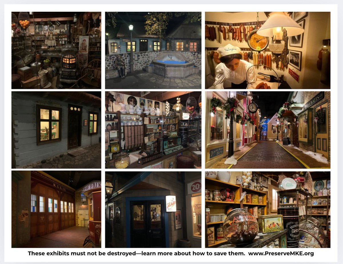 CoriHousto33457's tweet image. Post 2: The Wordplay Game
MPM says the @MKEPublicMuseum “collections” will move.
But what’s in a word?
Here’s the trick:
They’ve redefined what’s in the collection—and what isn’t.
The Streets of Old Milwaukee?
Not a collection.
The European Village?
Not a collection.
The…