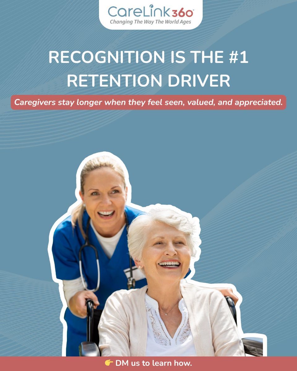 Recognition is the #1 driver of caregiver retention.
It’s not just about the paycheck—it’s about feeling valued.
CareLink360 + ALBERTai gives you data to reward top performers.
👉 DM us to learn how.
#CaregiverRecognition #CareLink360 #AlberAI