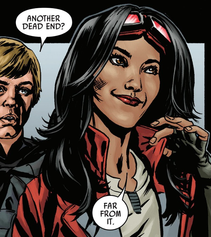 TheChelliAphra's tweet image. ||: her face card simply does not decline π
doctor aphra chaos agent #2 was another banger -- it's nice to see chelli using her intelligence for a slightly more noble cause, but still keeping that chaotic edge/instinct when it comes to dealing with questionable characters