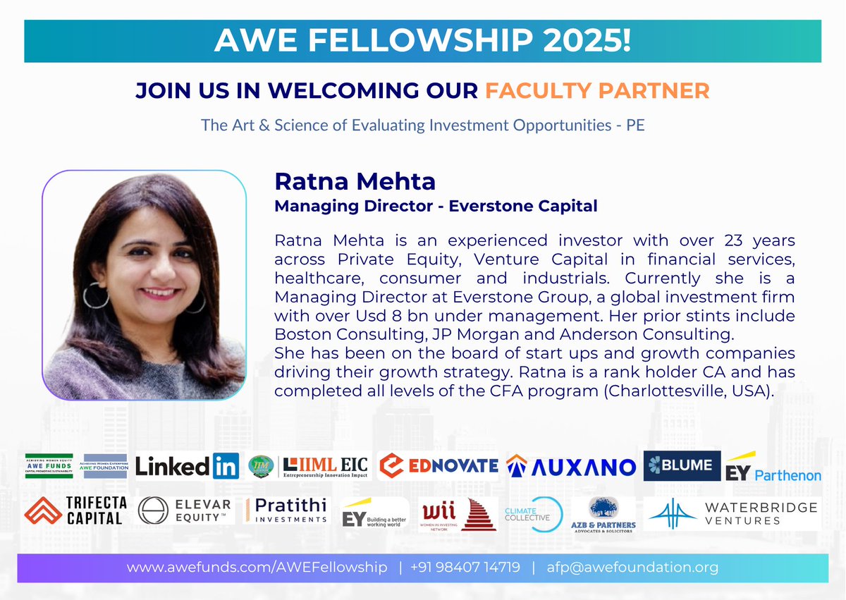 AWE (Achieving Women Enterprise) Foundation tweet media