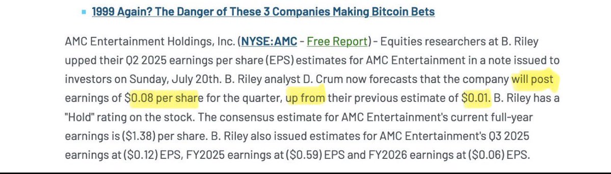 Sojka4President's tweet image. $AMC
.08 EPS?
An earnings gain?
While spending 150-200m on @IMAX @Dolby @4DXglobal and @screenxusa upgrades? 🤔 hmm.. those are insane numbers given we’re going through a growth investing period with half the movie releases…