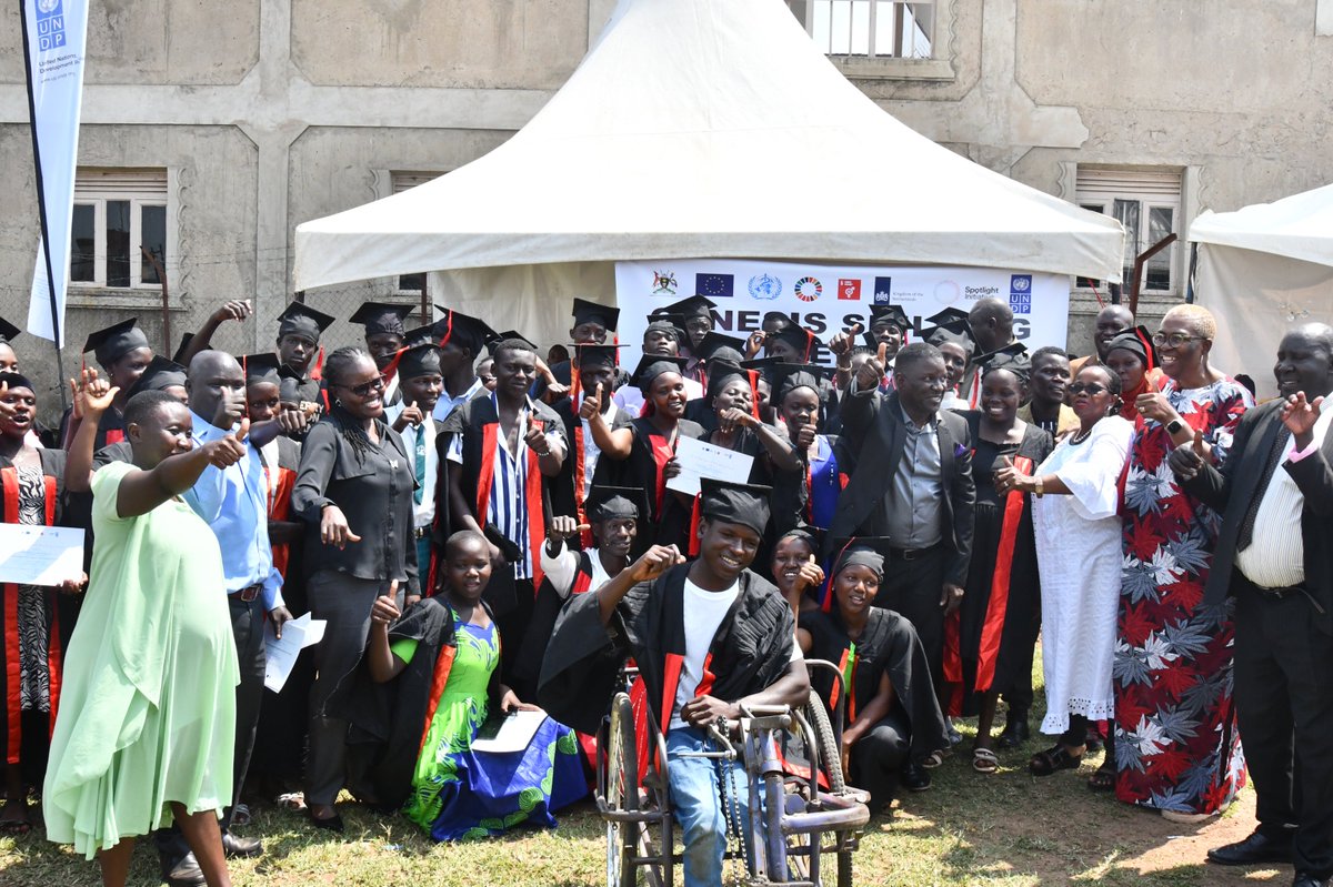 UNDPUganda's tweet image. Today, we celebrate more than the end of a skilling programme, we mark the beginning of a renewed future for the #youth of Tororo, who have previously faced violence.
Over 40 out-of-school young women have been equipped with life-changing skills.
#EndViolence #WithHer #EVAWG