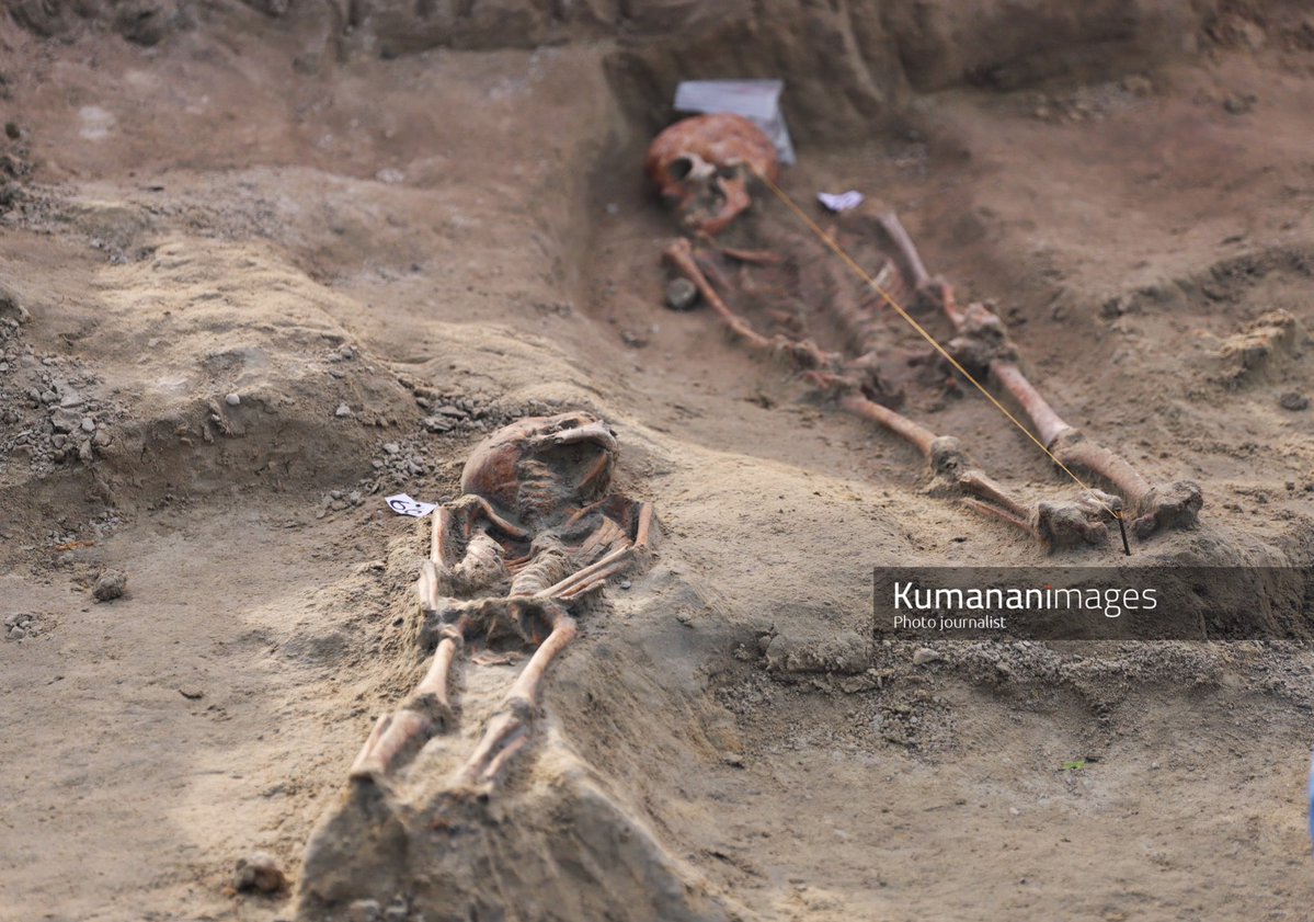 kumanan93's tweet image. Chemmani Mass Grave Excavation – Phase 2, Day 18
Five more human skeletons were uncovered today at the Chemmani mass grave site.
Over the past three days alone, a total of 20 skeletons have been identified.
With today’s findings, the total number of identified human skeletons…
