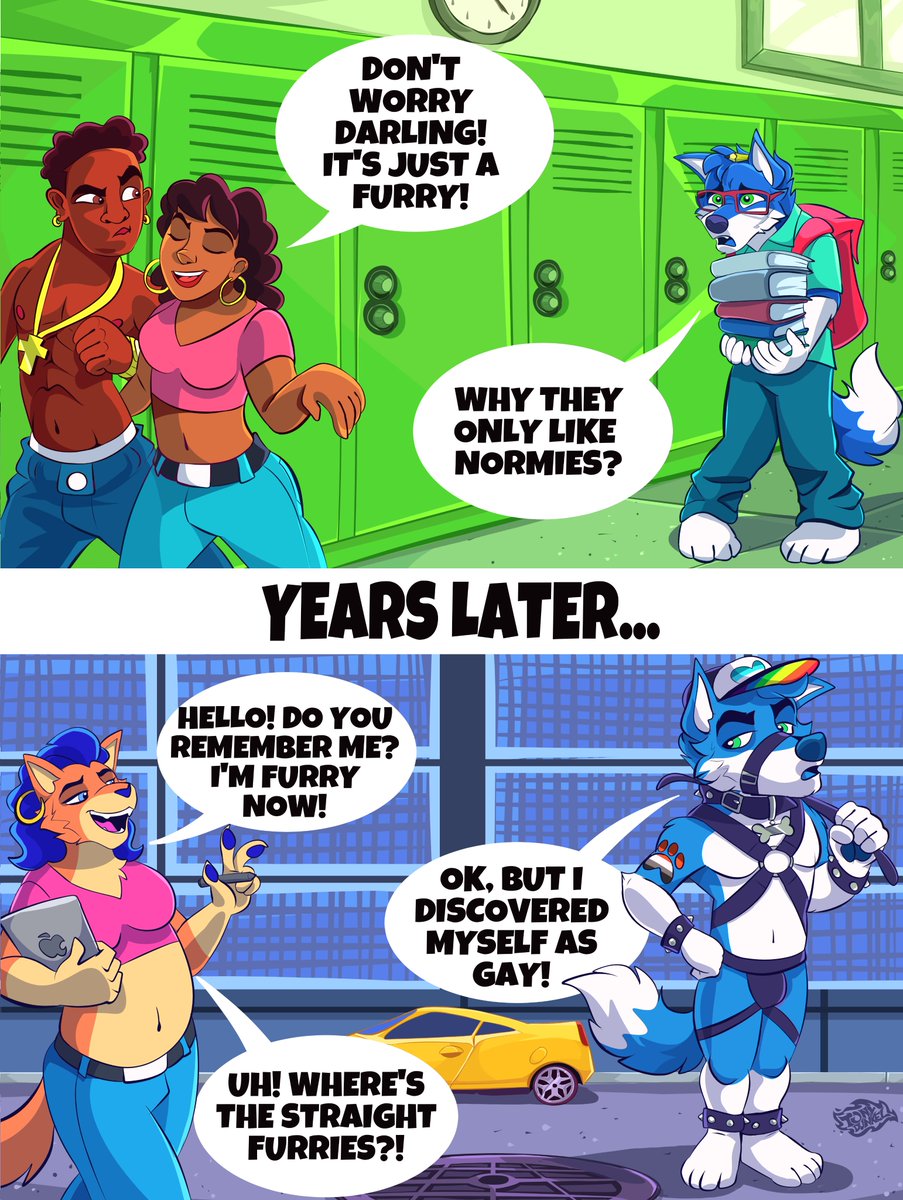 Yeah. I drew this meme with FURRIES